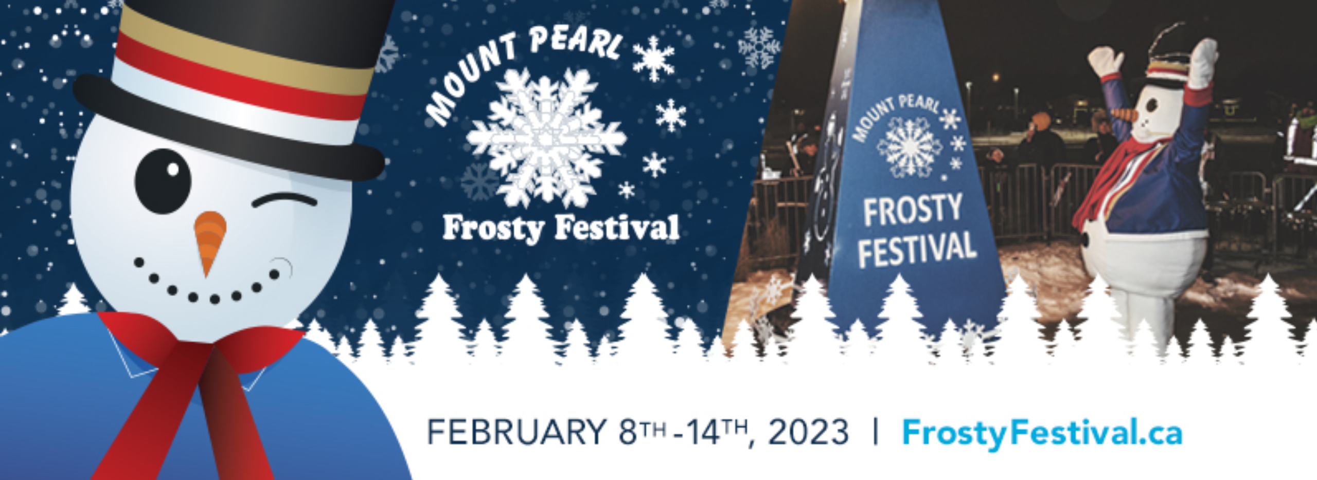 Frosty Fest – Website Banner